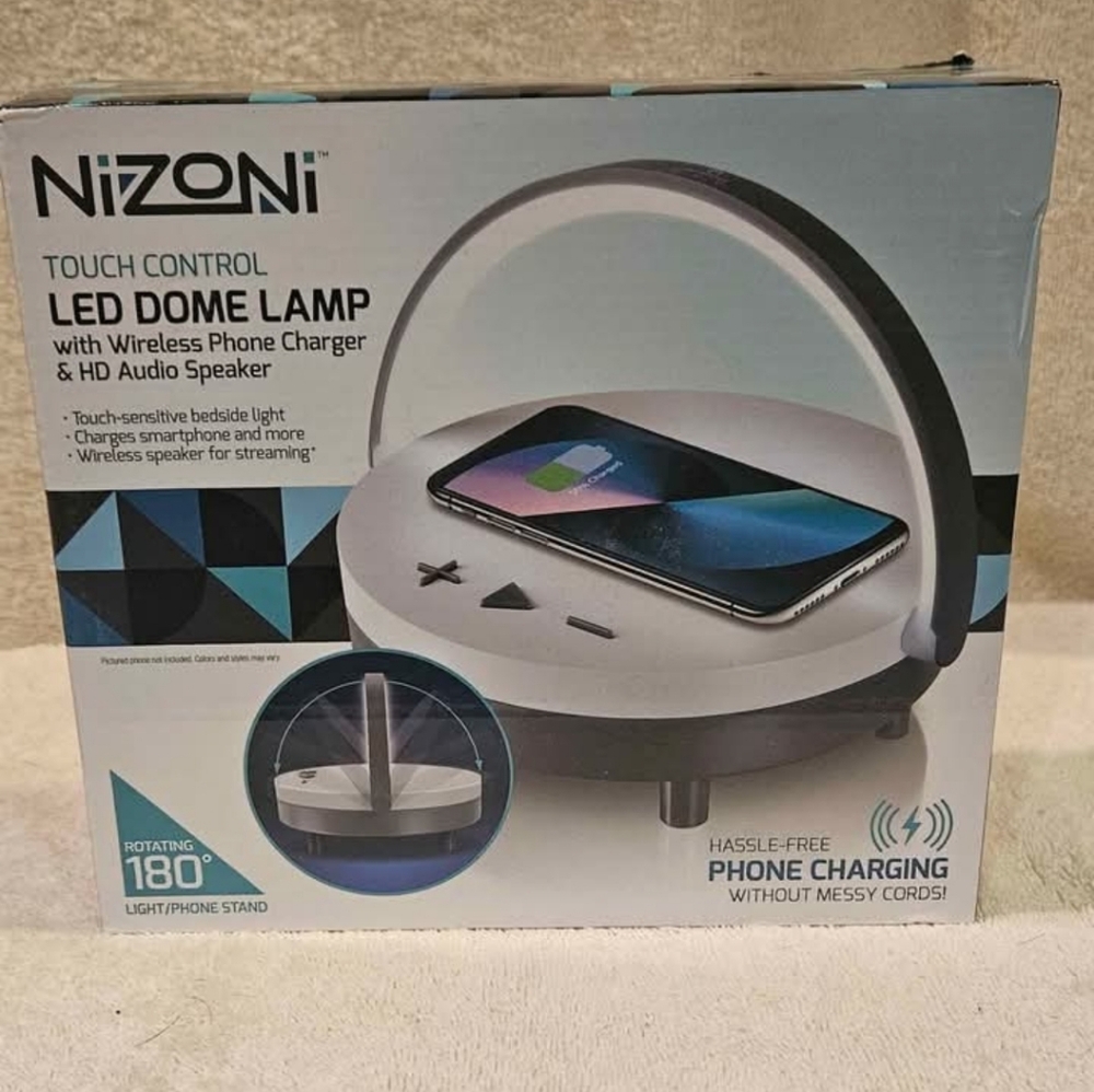 NIZONI TOUCH LAMP & PHONE CHARGER